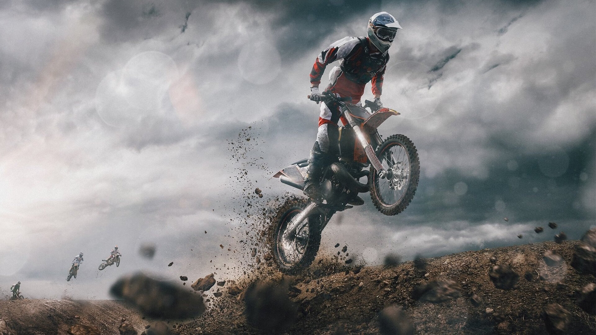 沙漠越野骑行赛 单日骑行超过200公里考验补给策略